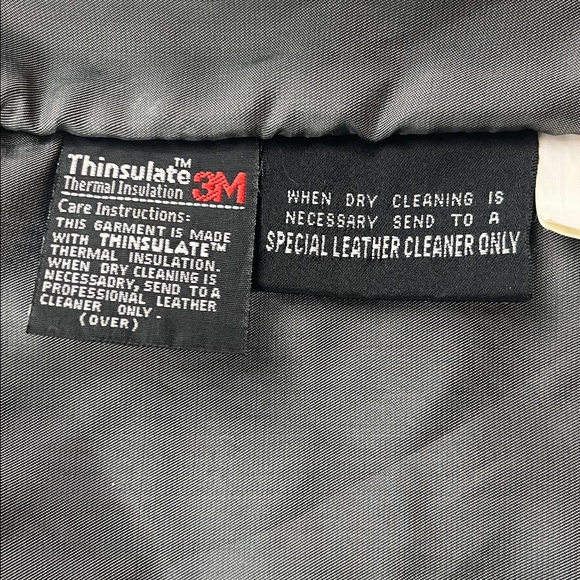 Wilson’s Men’s Leather Jacket With Thinsulate Size X-Large Black Pre Owned - Picture 8 of 13